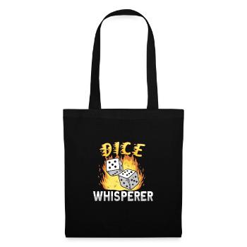 Dice Poker Casino Poker Player Gambling Las Vegas - Tote Bag - black - Front