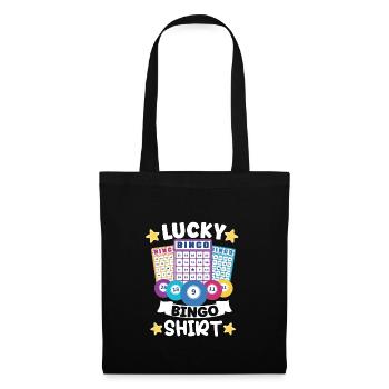 Bingo Card Game Grandma Bingo Player Bingo Cards - Tote Bag - black - Front