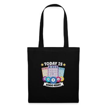 Bingo Card Game Grandma Bingo Player Bingo Cards - Tote Bag - black - Front