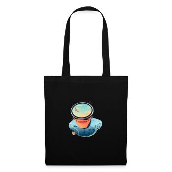 Scuba Diver Scuba Diving Idée cadeau - Sac en tissu - noir - Devant