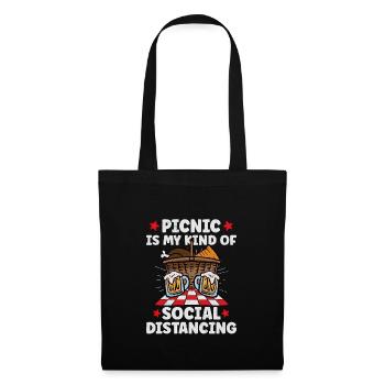 Picnic Lover Pique-Panier de nourriture Date de pique- - Sac en tissu - noir - Devant