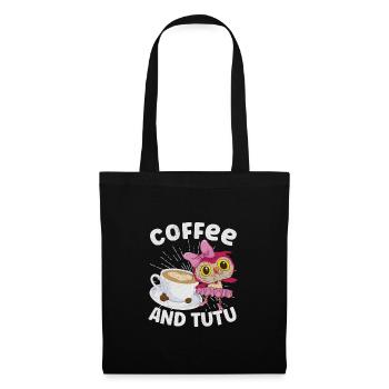 Ballet Ballerina Dance Dancer Dancing Ballet Gift - Stoffbeutel - Schwarz - Vorne
