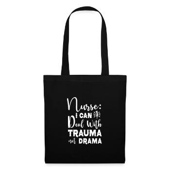 Infirmière Infirmière Infirmière Clinique Paramédicale - Sac en tissu - noir - Devant