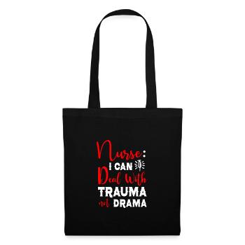 Infirmière Infirmière Infirmière Clinique Paramédicale - Sac en tissu - noir - Devant