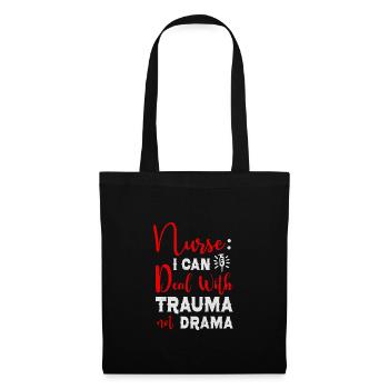 Infirmière Infirmière Infirmière Clinique Paramédicale - Sac en tissu - noir - Devant