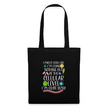 Microbiologiste Laboratoire de microbiologie Staphylocoque Biologie - Sac en tissu - noir - Devant