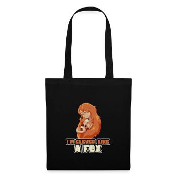 Redhead Ginger Red Haired Funny Ginger Hair Fox - Stoffbeutel - Schwarz - Vorne