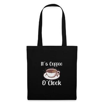 Coffee Lover Caffeine Molecule Java Latte Espresso - Stoffbeutel - Schwarz - Vorne