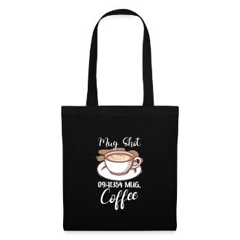 Coffee Lover Caffeine Molecule Java Latte Espresso - Stoffbeutel - Schwarz - Vorne