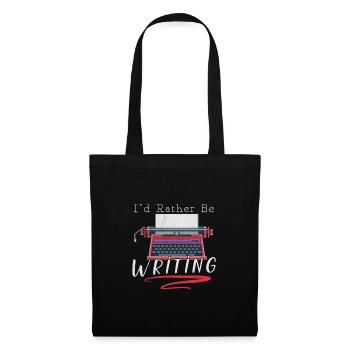 Author Writing Writer Literature - Tote Bag - black - Front