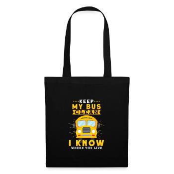Funny School Bus Driver Appreciation anniversary - Tote Bag - black - Front
