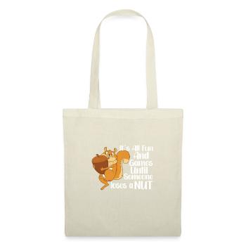 Funny Squirrel Fan Squirrel Lover Chipmunk Addict - Stoffbeutel - Natur - Vorne