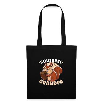 Funny Squirrel Fan Squirrel Lover Chipmunk Addict - Stoffbeutel - Schwarz - Vorne
