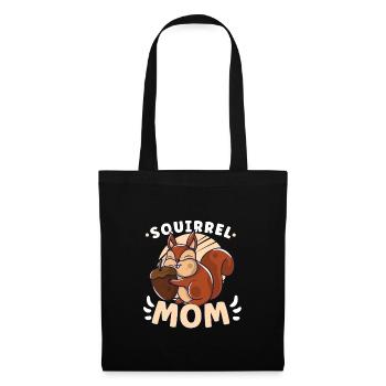 Funny Squirrel Fan Squirrel Lover Chipmunk Addict - Stoffbeutel - Schwarz - Vorne