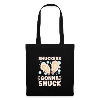 Amateurs d’huîtres Drôle d’huîtres Shucker d’huîtres - Sac en tissu - noir - Devant