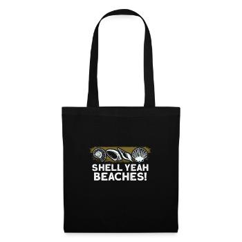 seashells shell collector shell collecting Gift - Tote Bag - black - Front