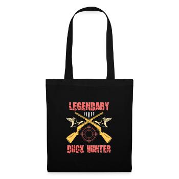 Chasse au canard Chasseur de canards Chasse aux oiseaux Chasse au canard - Sac en tissu - noir - Devant