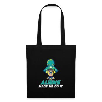 Alien Extraterrestrial Area 51 Ufo Space Geek - Stoffbeutel - Schwarz - Vorne