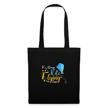 Kite Flying Kite Fan For Fite Flying Lovers - Tote Bag - black - Front