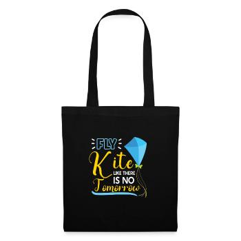 Kite Flying Kite Fan For Fite Flying Lovers - Tote Bag - black - Front