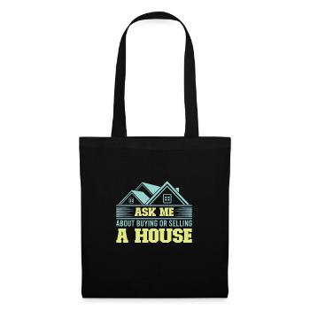 Real Estate Agent Realtor Home Closing Investor - Tote Bag - black - Front