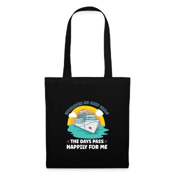 Boating Boat Captain Cruise Ship - Tote Bag - black - Front