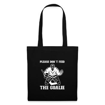 Ice Hockey Player Funny Ice Hockey Team Goalkeeper - Tote Bag - black - Front
