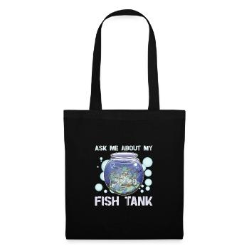 Gardien d’aquarium aquatique Poissonnier Eau salée - Sac en tissu - noir - Devant