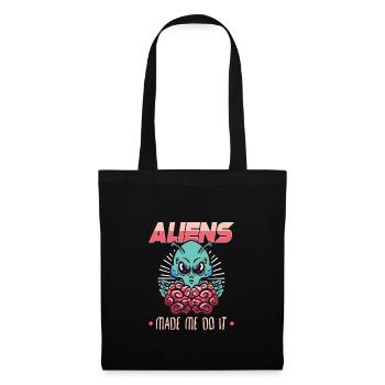 Alien Extraterrestrial Area 51 Ufo Space Geek - Stoffbeutel - Schwarz - Vorne