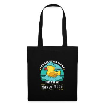 Rubber Duck Ducks Bird Hunt Duck lover Gift Idea - Tote Bag - black - Front