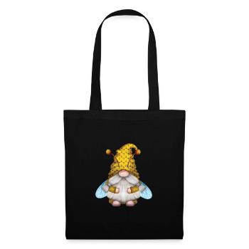 Gnome Honey Bee Beekeeper Honeybee Beekeeping - Stoffbeutel - Schwarz - Vorne