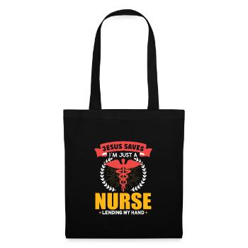 Nurse Nursing Clinic Paramedic - Tote Bag - black - Front