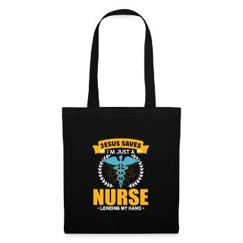 Nurse Nursing Clinic Paramedic - Tote Bag - black - Front