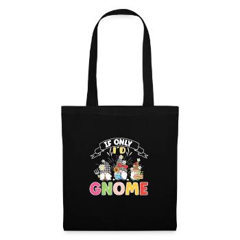 Garden Gnomes Gnome Lover Funny Gnome Gardening - Tote Bag - black - Front