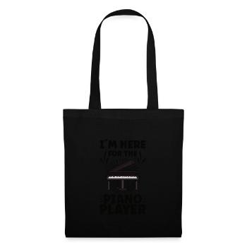 Piano Player Funny Piano Keyboard - Tote Bag - black - Front