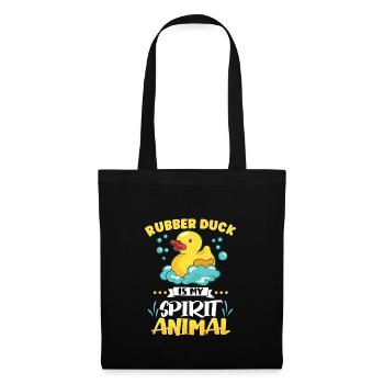 Rubber Duck Ducks Bird Hunt Duck lover Gift Idea - Tote Bag - black - Front