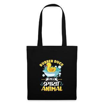Rubber Duck Ducks Bird Hunt Duck lover Gift Idea - Tote Bag - black - Front