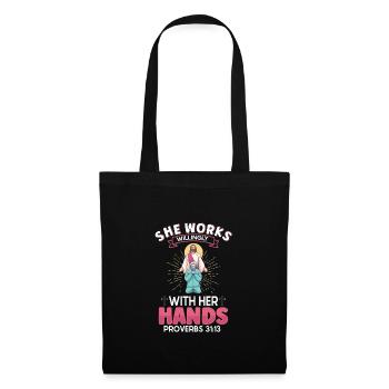 Nurse Nursing Clinic Paramedic - Tote Bag - black - Front