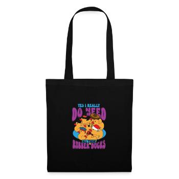 Rubber Duck Ducks Bird Hunt Duck lover Gift Idea - Tote Bag - black - Front