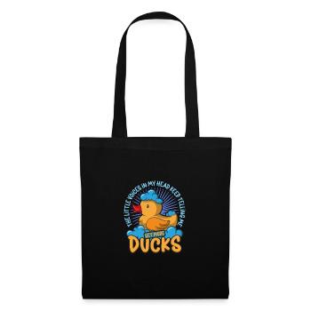 Rubber Duck Ducks Bird Hunt Duck lover Gift Idea - Tote Bag - black - Front