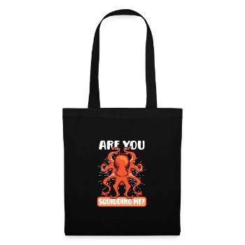 Squid Lovers Octopus Funny - Tote Bag - black - Front