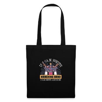Marching Band Clarinetist School Rehearsal Music - Tote Bag - black - Front