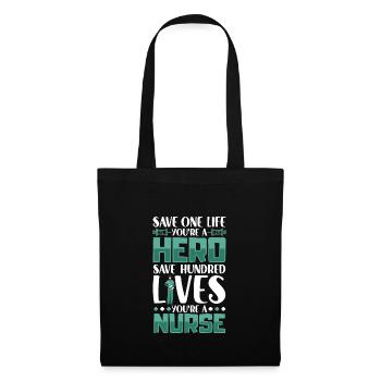 Nurse Nursing Clinic Paramedic - Tote Bag - black - Front