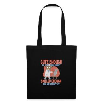 infirmière clinique de soins infirmiers ambulancier paramédical - Sac en tissu - noir - Devant
