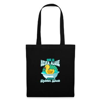 Rubber Duck Ducks Bird Hunt Duck lover Gift Idea - Tote Bag - black - Front
