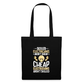 Electrician Electrical Engineer Lineman Electrical - Tote Bag - black - Front