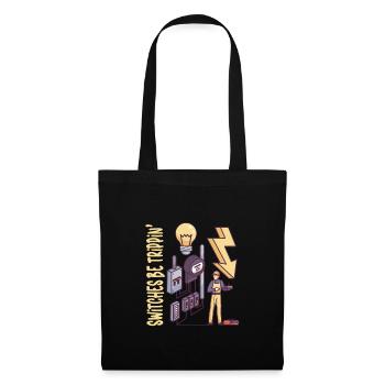 Electrician Electrical Engineer Lineman Electrical - Tote Bag - black - Front