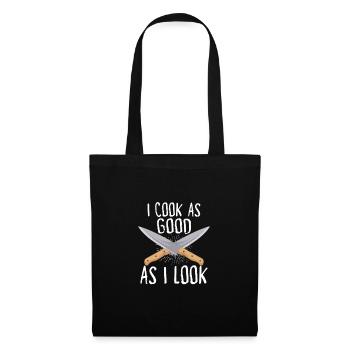 Chef Cook Kitchen Restaurant Knives Cookout - Tote Bag - black - Front