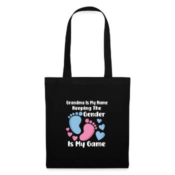 Gender Reveal Pregnancy Baby Shower - Tote Bag - black - Front