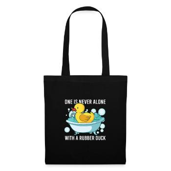 Rubber Duck Ducks Bird Hunt Duck lover Gift Idea - Tote Bag - black - Front